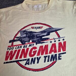 Top Gun You Can Be My‎ Wingman Any Time T Shirt Mens Medium Surf Style Tee